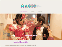 Tablet Screenshot of magicdonostia.com